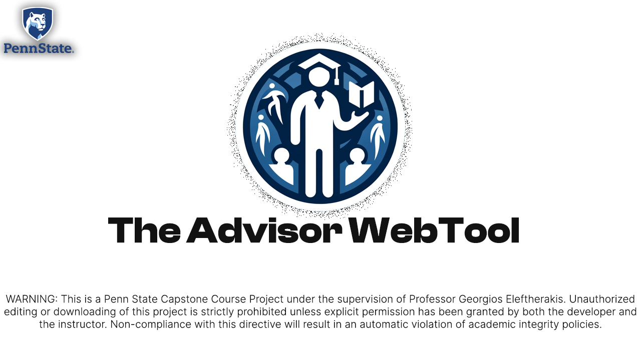 The Advisor WebTool